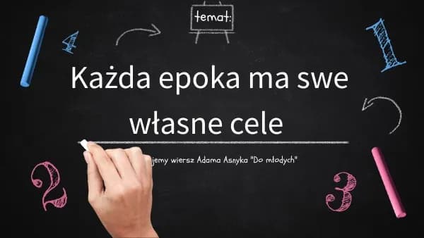 Wiersz do młodych Adama Asnyka: analiza, tematy i znaczenie